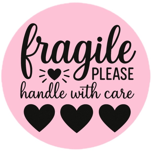 Fragile Handle With Care Stickers – 2" Round Labels – 100 PCS – 15 Color Options - Picture 6 of 15